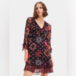 🔥NWT Desigual Geometric Mini Dress